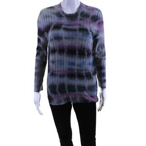 Ply-Knits Womens Blue Fukase Sweater Size 12 13149460